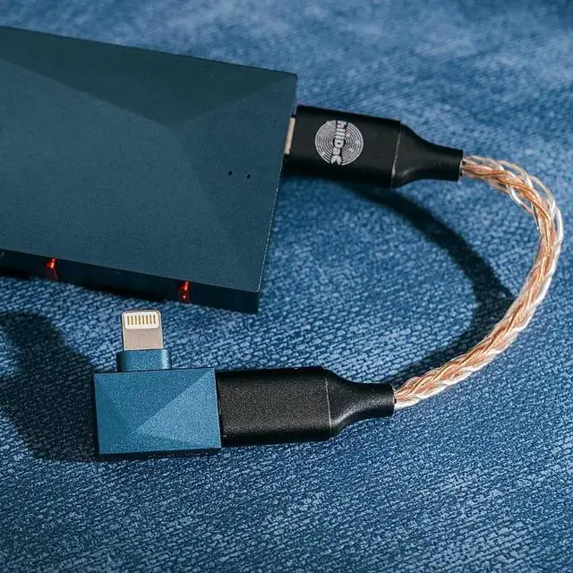 Alt view image 3 of 3 - Audirect Lightning to Type-C USB OTG 2.0 Small Tail HUB Expansion Dock USB Flash Drive Compatible