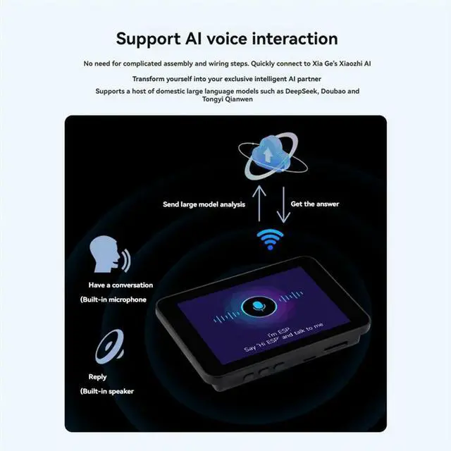 Alt view image 2 of 3 - Waveshare ESP32-S3 3.5 Inch LCD Capacitive Touch Display Development Board Wi-Fi 2.4G+ BLE 5 Supports AI Xiaozhi