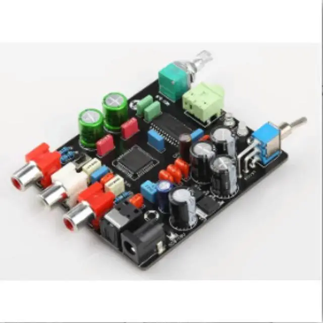 Alt view image 2 of 3 - Digital Decoder Board Fiber Optic Coaxial DAC TDA1305 Decoder Set-Top Box TV Fiber Optic Coaxial Output 1315