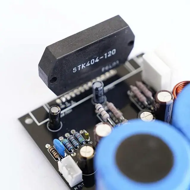 Alt view image 3 of 3 - Stock High-Power Thick Film STK404-120 Audiophile Grade Mono Amplifier Board Finished Product