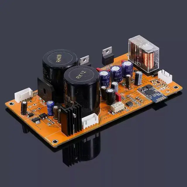 Alt view image 3 of 3 - LM1875 lower distortion and more durable version, power amplifier board finished board with Bluetooth 4.2 input