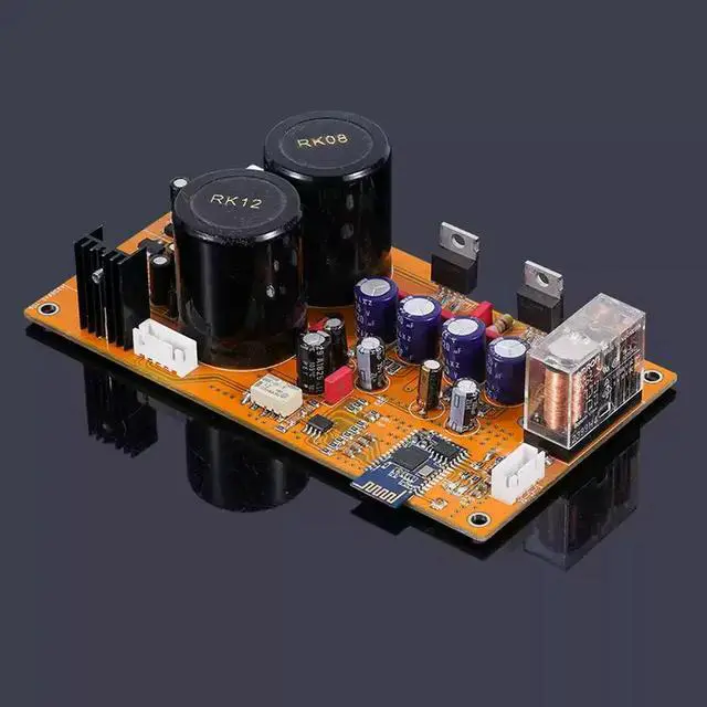Alt view image 2 of 3 - LM1875 lower distortion and more durable version, power amplifier board finished board with Bluetooth 4.2 input
