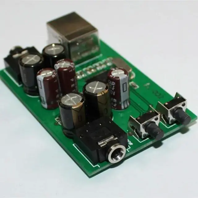 Alt view image 3 of 3 - USB External Sound Card DAC Decoder with Headphone Amplifier Good Sound Dual Chip Driver-Free Support OTG