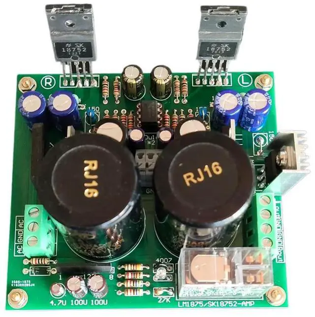 Main image of JRC5532 + SK18752 HIFI fever power amplifier board 2.0 finished board, replace SK3875