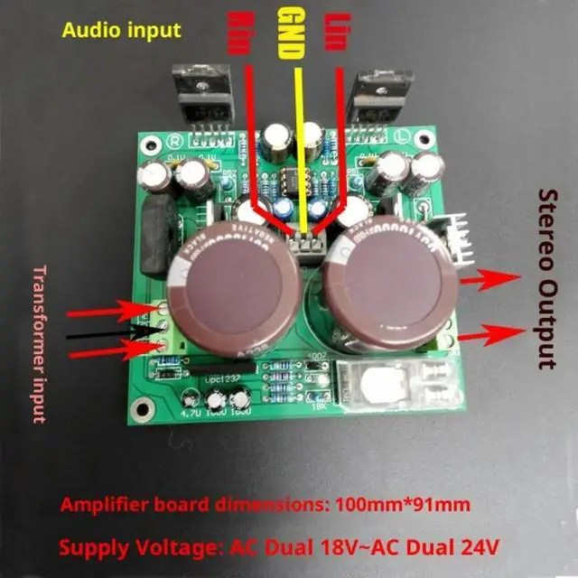 Alt view image 3 of 3 - JRC5532 + SK18752 HIFI fever power amplifier board 2.0 finished board, replace SK3875