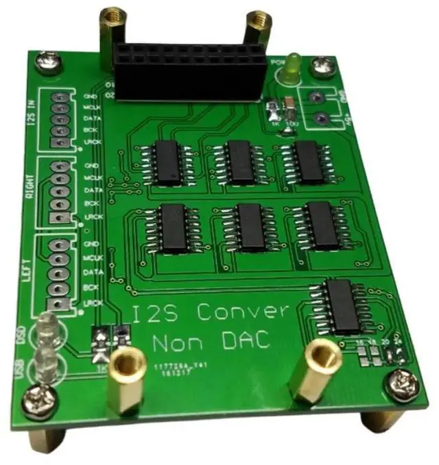 Main image of Nvarcher NOS DAC/I2S format decoder shifter board and I2S data conversion right justified For Xmos usb