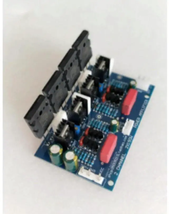 Alt view image 2 of 3 - Stereo 2X150W Pure Post-Class A/B HIFI Amplifier Board 5200/1943 High-Power Amplifier Board