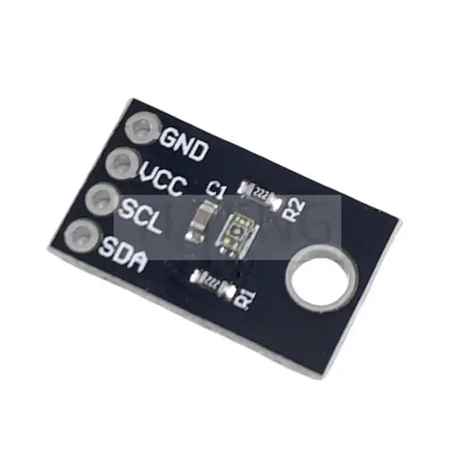 Alt view image 3 of 3 - MCU-6075 Small volume module VEML6075 UVA UVB ultraviolet light intensity sensor module DC1.7-3.6V