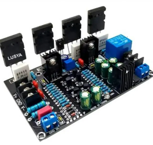 Main image of Mono 200W Amplifier Board 1943+5200 Post-stage Amplifier Board with Speaker Protection