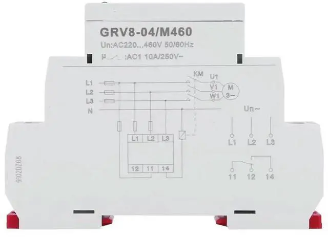 Main image of 3X GRV8-04 M460 3-Phase Voltage Monitoring Relay Phase Sequence Phase Failure Protection Voltage Control Relay
