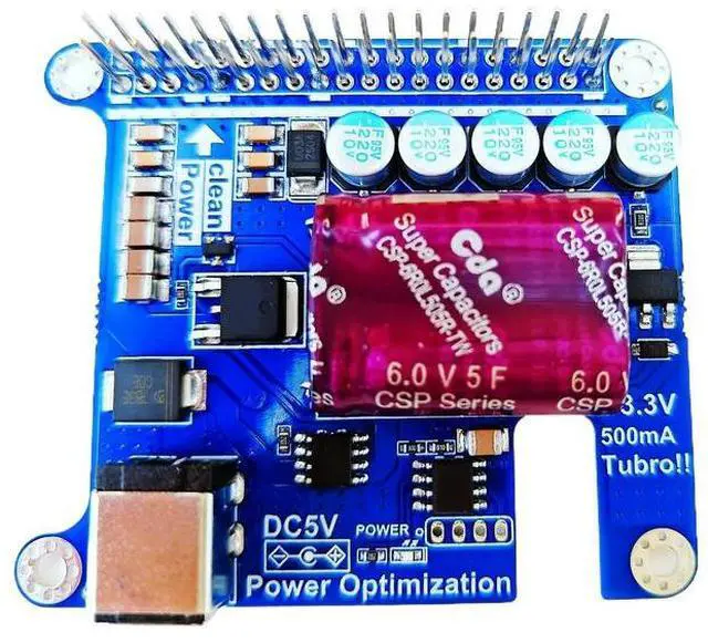 Main image of Nvarcher Power Filter Module Super Capacitor Board Moode Volumio For Raspberry HIFI Expansion Moudle