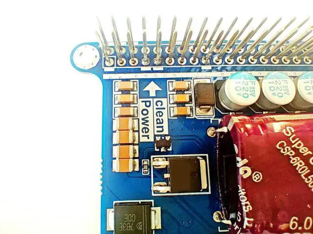 Alt view image 2 of 3 - Nvarcher Power Filter Module Super Capacitor Board Moode Volumio For Raspberry HIFI Expansion Moudle