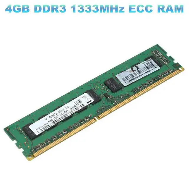 Alt view image 3 of 3 - 3X 4GB DDR3 1333Mhz ECC Memory 2RX8 PC3-10600E 1.5V RAM Unbuffered For Server Workstation