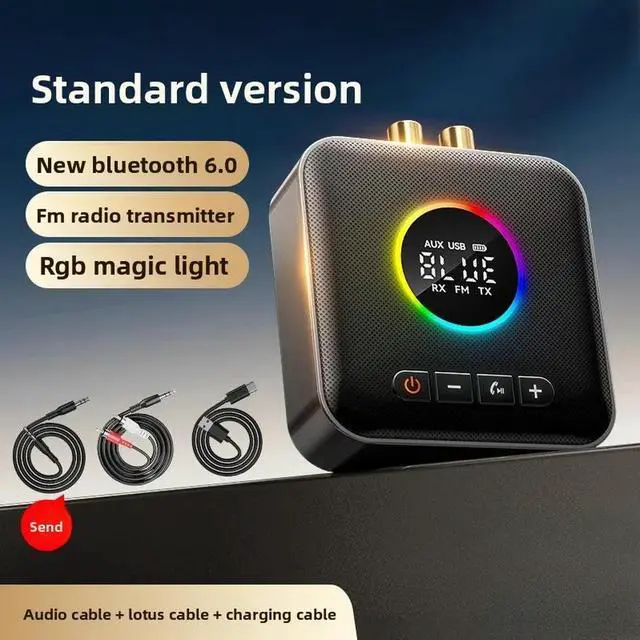 Main image of 6.0 Bluetooth Receiver Audio Amplifier Dedicated FM Transmitter Audio Adapter Computer Lossless U Disk Module