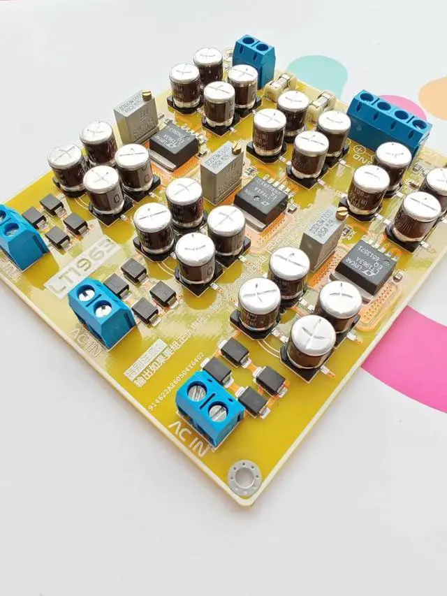 Alt view image 3 of 3 - LT1963 multi-channel adjustable power supply board