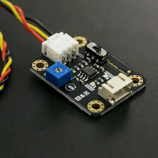Alt view image 3 of 3 - DFRobot Compatible with Water Turbidity Sensor Water Breeding Environment Monitoring