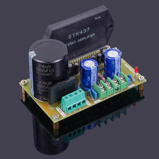 Main image of Classic Single-Ended OTL Circuit STK Beautiful Sound Thick Film STK437 Amplifier Board DIY Finished Board Bold Sweet Sound