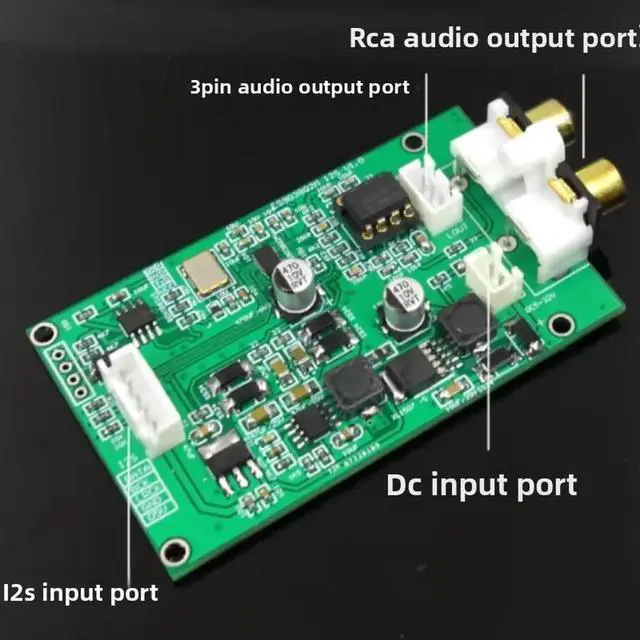 Alt view image 3 of 3 - ES9038 I2S Decoder Board DSD512 Upgrade Decoder DAC Bluetooth Device Player
