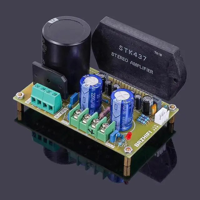 Alt view image 2 of 3 - Classic Single-Ended OTL Circuit STK Beautiful Sound Thick Film STK437 Amplifier Board DIY Finished Board Bold Sweet Sound
