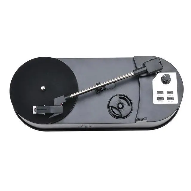 Alt view image 2 of 3 - 1Set Mini Vinyl Record Player Gramophone Direct Rotation U Disk MP3 Dual Speed 33