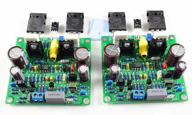 Main image of 2pcs MOSFET Accuphase E210 Modified Version 150W 8 Ohm Audio Amplifier Finished Board DC 40V