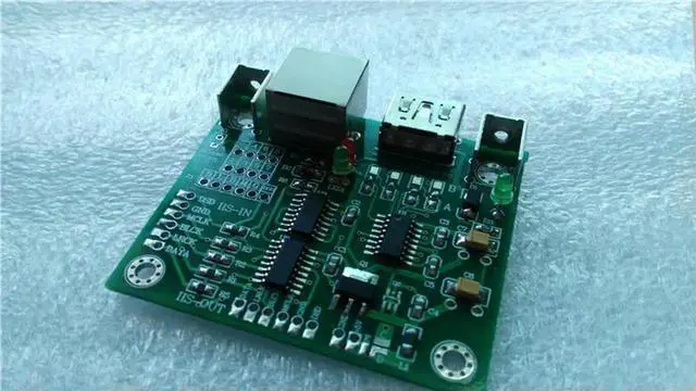 Alt view image 3 of 3 - HDMI-Compatible RJ45 port to IIS DSD TO I2S DSDPCB circuit board
