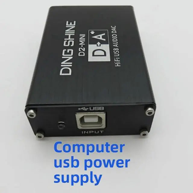Alt view image 2 of 3 - D2-MINI HIFI USB Sound Card DAC Decoder ES9018K2M Non-ES9023/PCM5102A