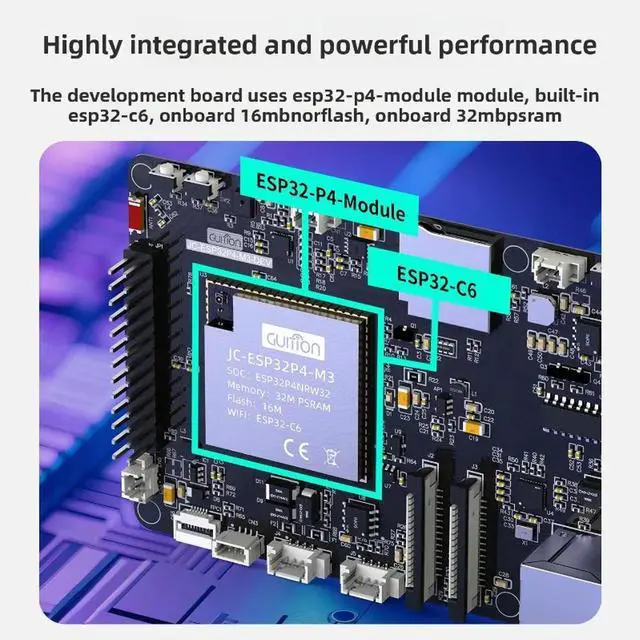 Alt view image 2 of 3 - ESP32P4 Module Development Board Onboard ESP32-C6 Dual Core Dual Camera/RJ45 100M Ethernet Port