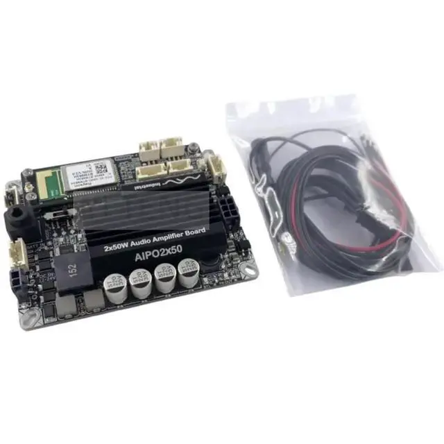 Alt view image 3 of 3 - JAB2+ 2x50W/1x100W TPA3116 BT 5.0 Amplifier Board w TWS & Concert Mode w DSP PC UI w PBTL w Adjustable Gain