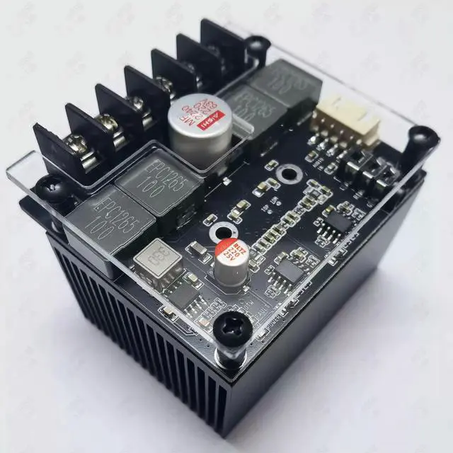 Alt view image 2 of 3 - TPA3255 high-power pure rear-stage digital power amplifier board module, stereo bass, small volume, strong heat dissipation