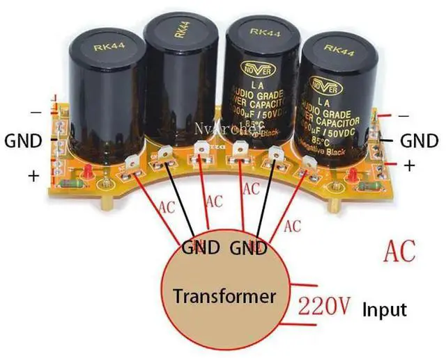 Alt view image 2 of 3 - Nvarcher Rectifier independent double group filter power supply board For Class A amplifier