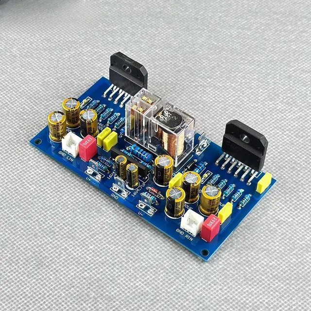 Alt view image 3 of 3 - LM3886 dual channel with horn protection amplifier board
