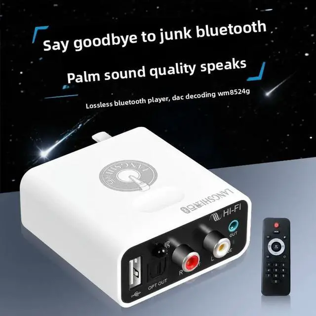 Main image of 6.0 Bluetooth Audio Receiver USB Flash Drive Lossless DAC Decoding Playback to Old Speaker Amplifier HIFI Modification