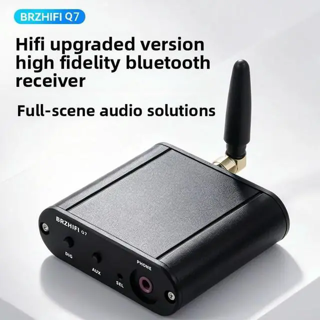 Main image of Q7 true lossless sound hifi bluetooth 6.2 receiver qualcomm qcc3095 module supports aptx-hd ldac