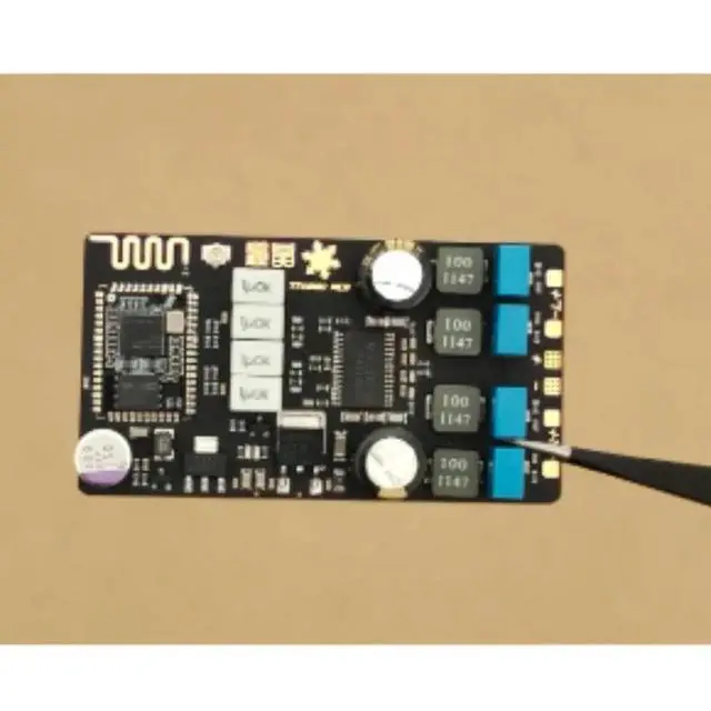 Alt view image 2 of 3 - TPA3128 Bluetooth Amplifier Board Small HIFI Fine Workmanship DIY Solid Wood Bluetooth Speaker Stereo