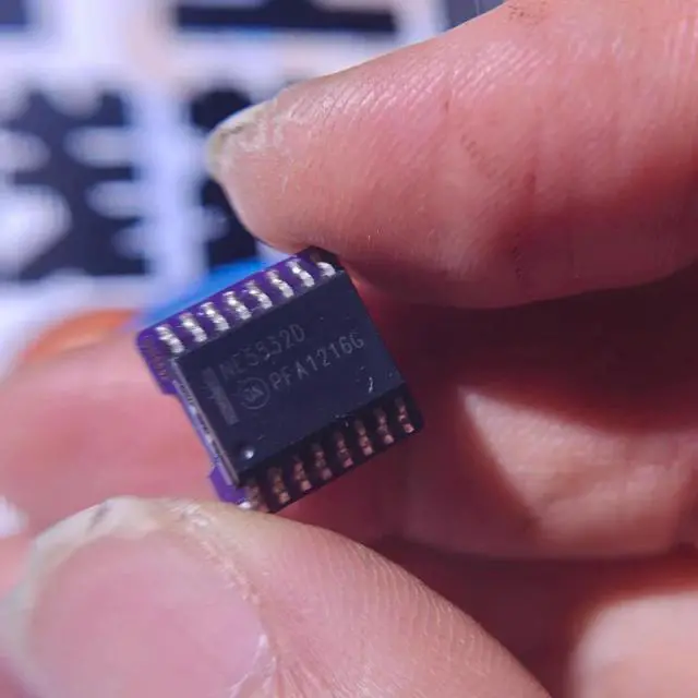Alt view image 2 of 3 - Ansenmei 5532D pair, on5532, D-package ultra-low profile gold-plated adapter board. The price is for a pair of two pieces