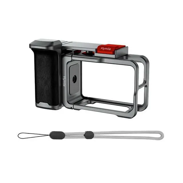 Alt view image 2 of 3 - Flymile For ACTION 4/3/5 PRO Compatible l Street Photo Vlog Grip Mount Kit Including Camera l Frame Case