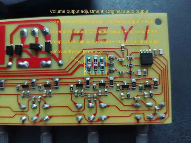 Alt view image 3 of 3 - Nvarcher HIFI preamp 9-band tuning EQ board, stereo enhanced extended multi-band board