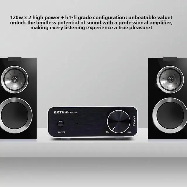 Alt view image 2 of 3 - High-power household digital power amplifier hifi audiophile desktop small pure rear stage