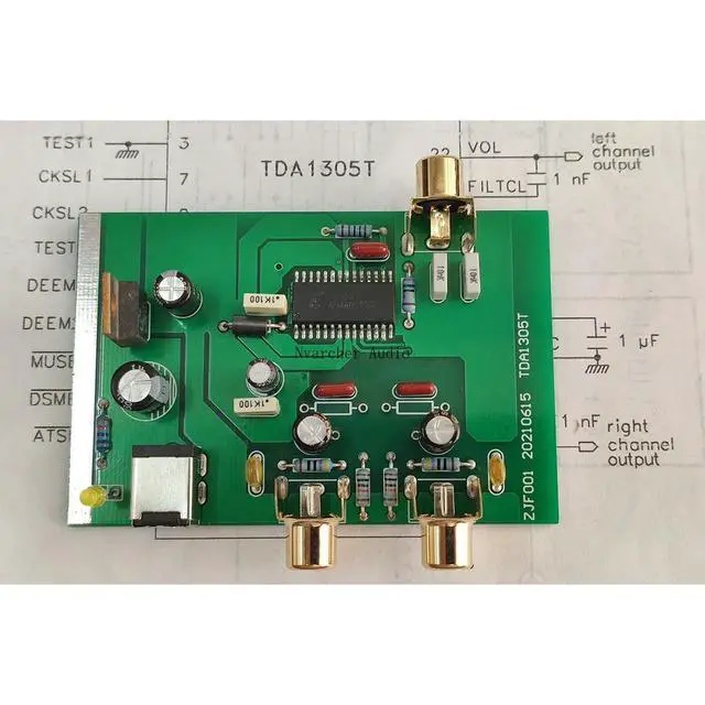 Alt view image 2 of 3 - Nvarcher TDA1305 Decoder Board DAC