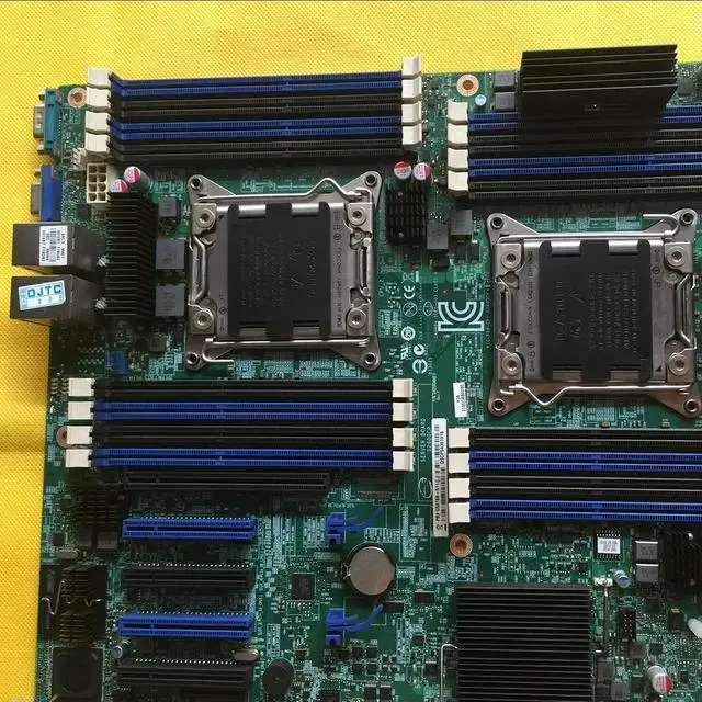 Alt view image 5 of 6 - S2600CP2 Two Way Server Motherboard LGA 2011 Support 2680V2 CPU