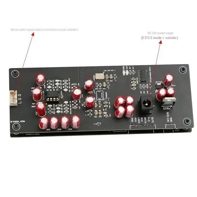 Alt view image 2 of 3 - Nvarcher ES9038 decoder board SD lossless digital turntable For Amplifier