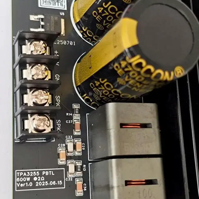Alt view image 2 of 3 - B-063 TPA3255 Parallel 600W Mono High Power Amplifier Board PBTL Tiger 180 Design
