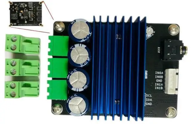 Main image of HIFI digital amplifier CLASSD board MERUS MA12070 2X80W V1.6