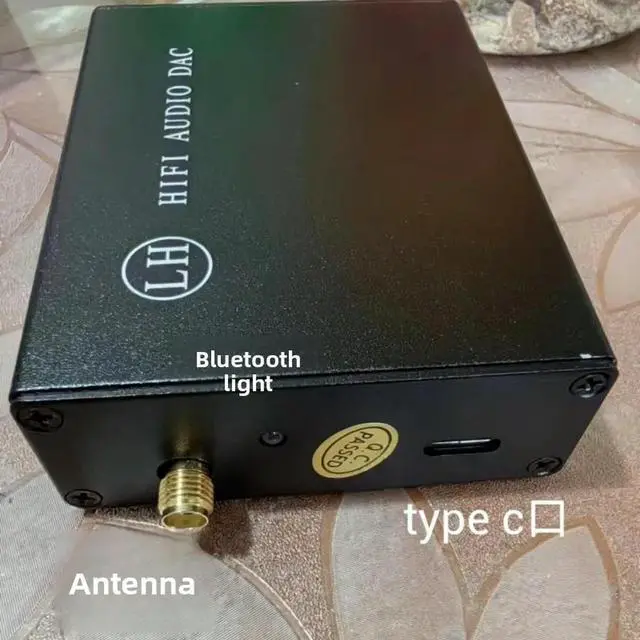 Alt view image 2 of 3 - Hi-Fi Lossless Bluetooth 5.4 Digital Receiver LDAC, APTX HD, Optical Coaxial Output to Decoder