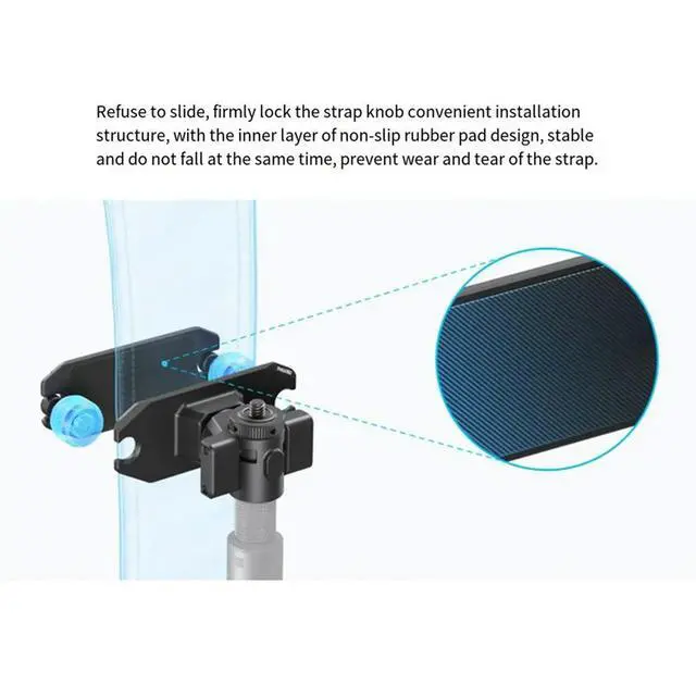 Alt view image 2 of 3 - Selfie Stick Quick Release Mount For Shadowstone Selfie Stick Mount For X4/Ace Pro Ace GO 3 X3/ RS