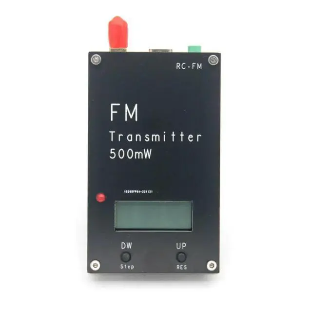 Alt view image 3 of 3 - 2000m FM transmitter digital display 0.5W 500mW stereo 76-108M