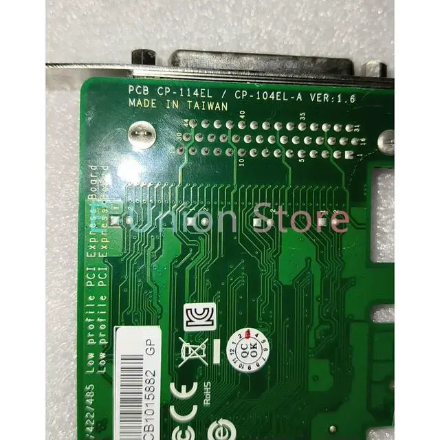 Alt view image 3 of 3 - Acquisition Card CP-104EL-A V1.6.1 RS232 PCI-E Multi-Serial Port Card