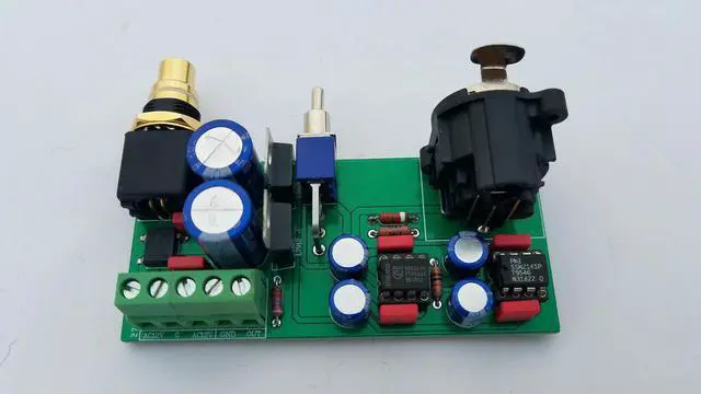 Alt view image 3 of 3 - SSM2141 balanced XLR signal to unbalanced RCA single ended circuit board