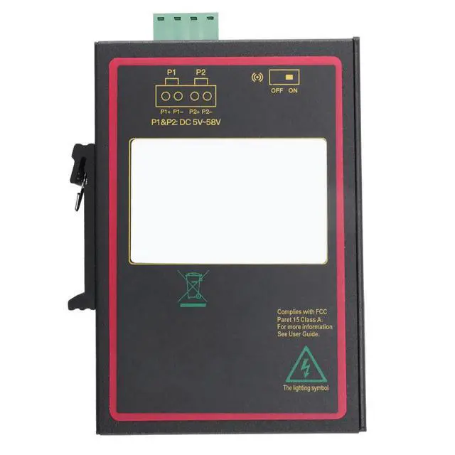 Alt view image 3 of 3 - 2X 5-Port RJ45 10/100M Ethernet Desktop Switch Hubs Network Laptop DIN Rail Type